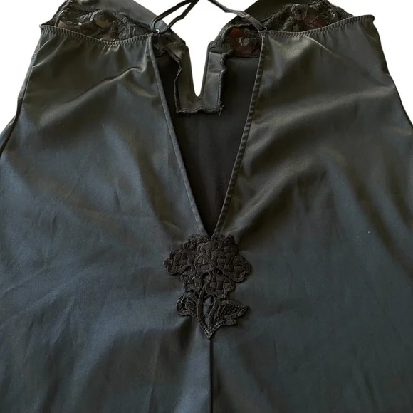 Simone PereleLace and Satin Nightdress Slip Dress